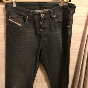 Men’s Diesel Dark Indigo Slim Straight Jeans